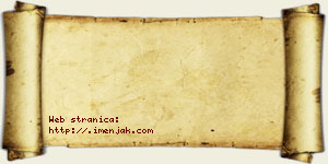 Andjelina Stojmenović vizit kartica